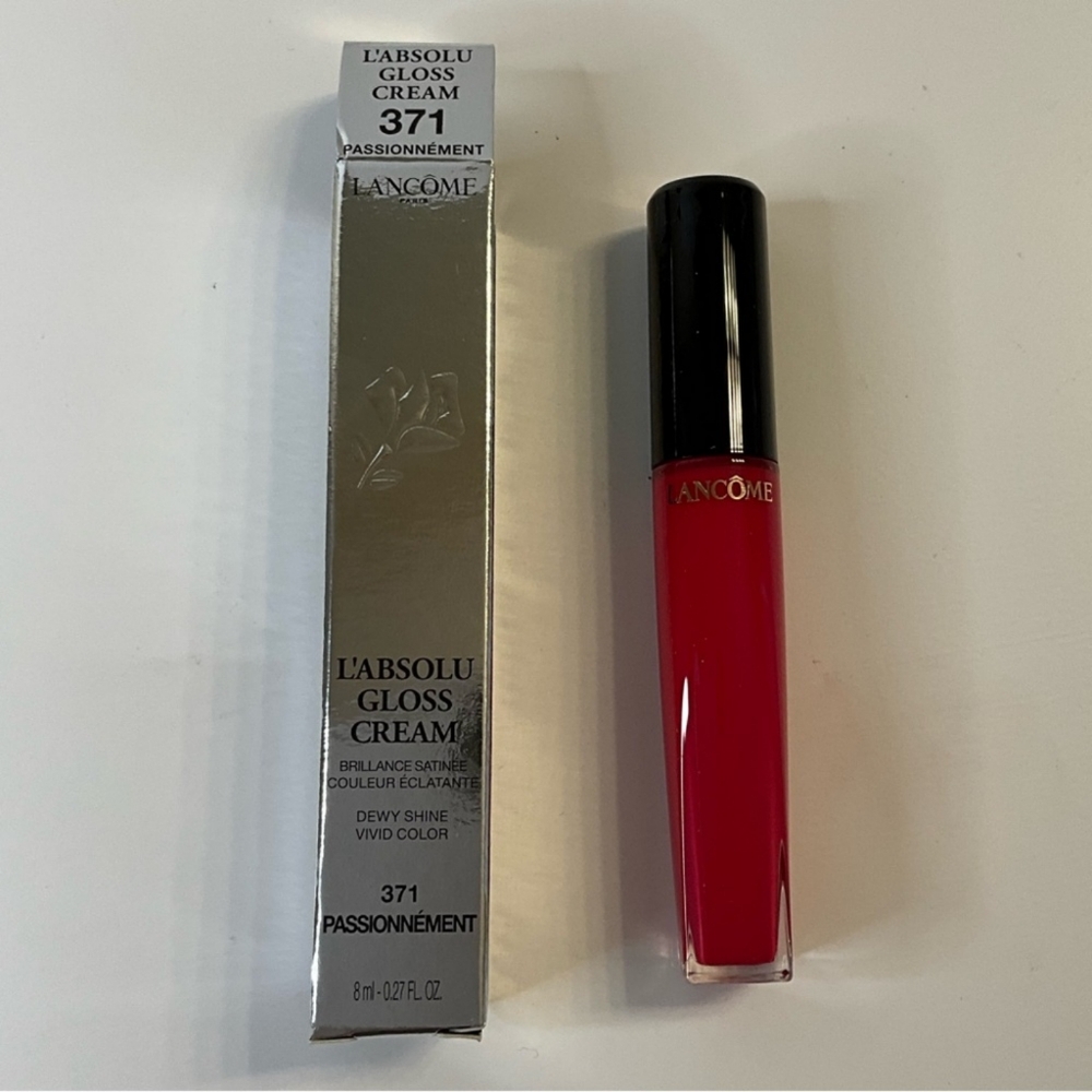 LANCOME L’ABSOLU SATIN SHEEN LIP GLOSS CREAM - 371 PASSIONNEMENT - Picture 6 of 11